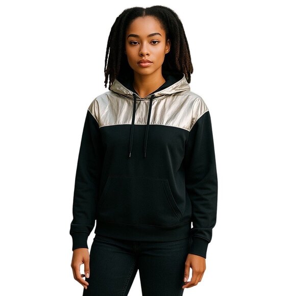 Victoria’s Secret Victoria Sport Performance Hoodie Black Size M Workout Gym - Picture 1 of 12